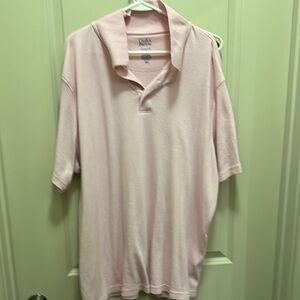 Croft & Barrow Pink Polo Shirt Relaxed Fit Casual